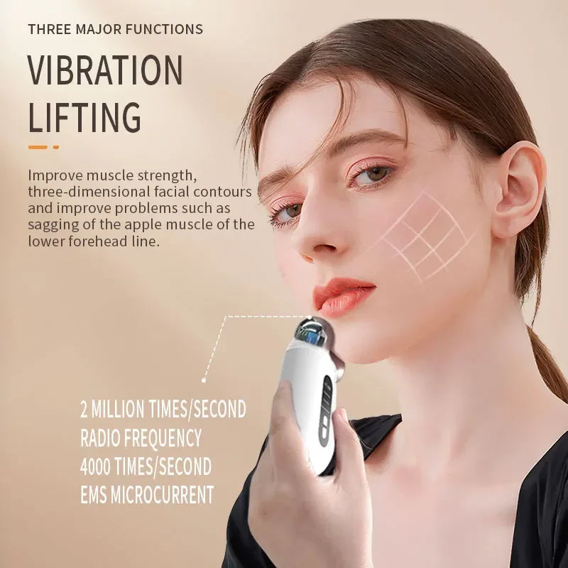 Facial Massager EMS Roller Microcurrent Face Lifting Machine V-Face