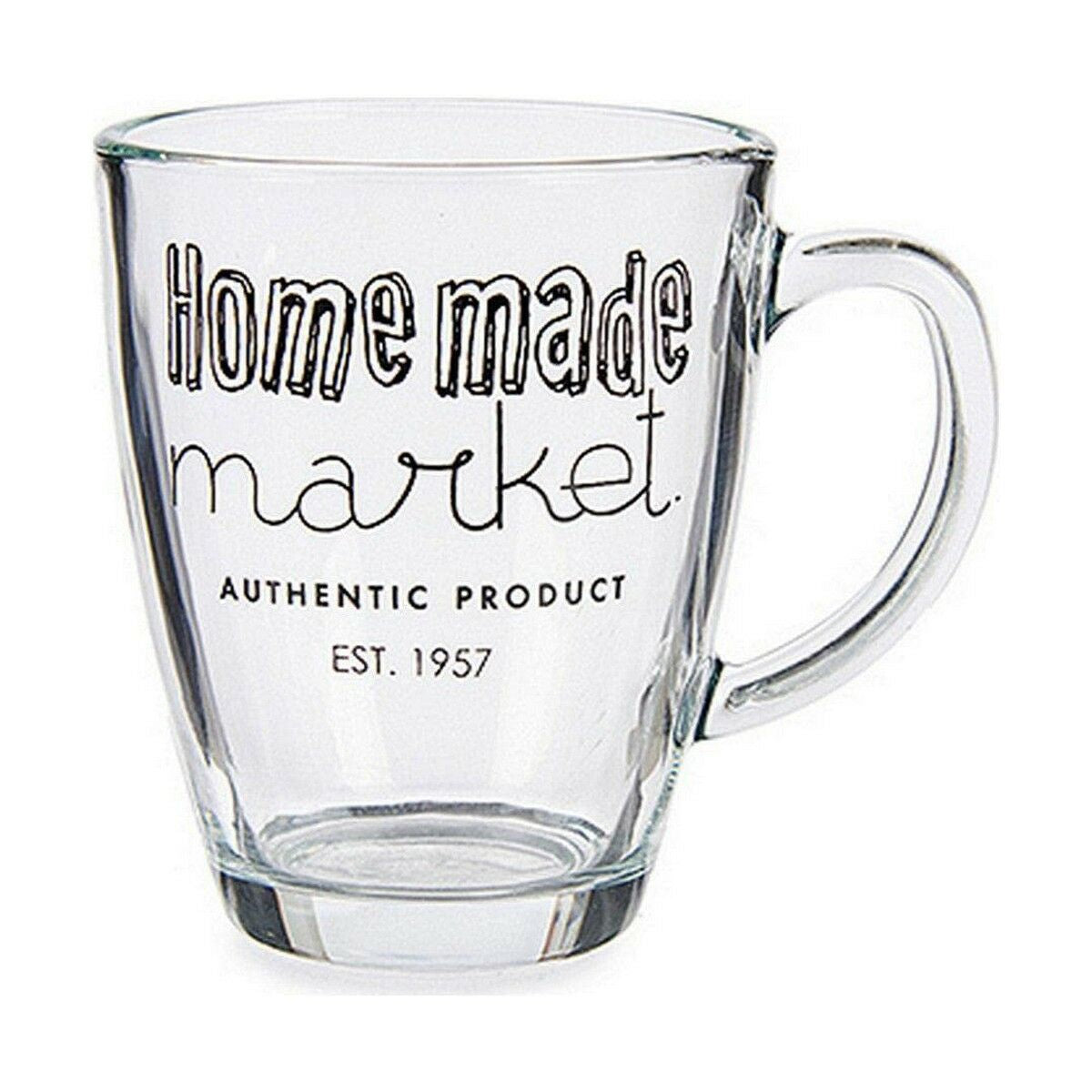Mug Transparent Glass 6 Units (320 ml) Main image