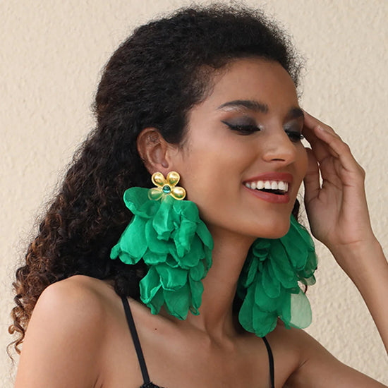 Handmade Cotton Long Tassel  Earrings -Sexikinis Swim