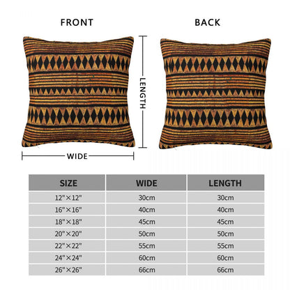 African Mud Cloth Print Cushion Cover