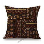 African Geometric Tribal Mud cloth Cushion Cover