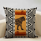 African Painting Printed Cushion Cover