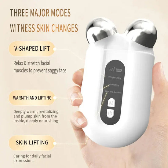 Facial Massager EMS Roller Microcurrent Face Lifting Machine V-Face