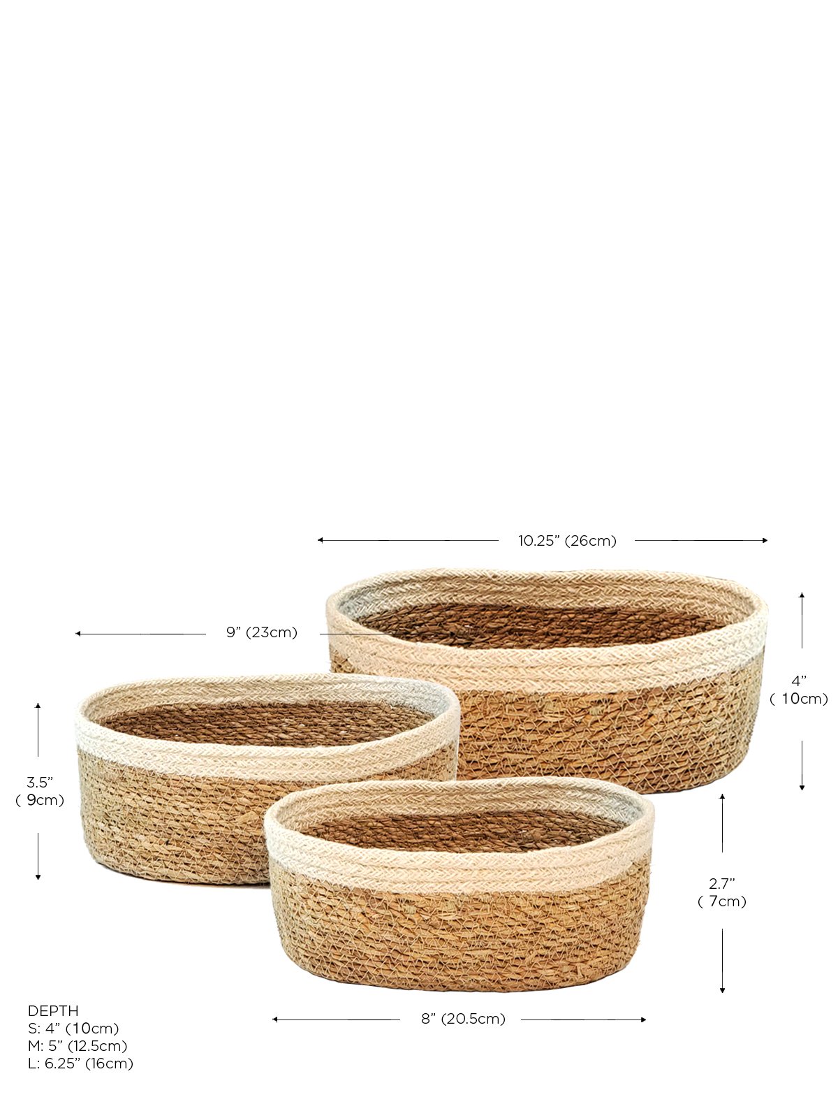 Savar Oval Bowl (Set of 3)