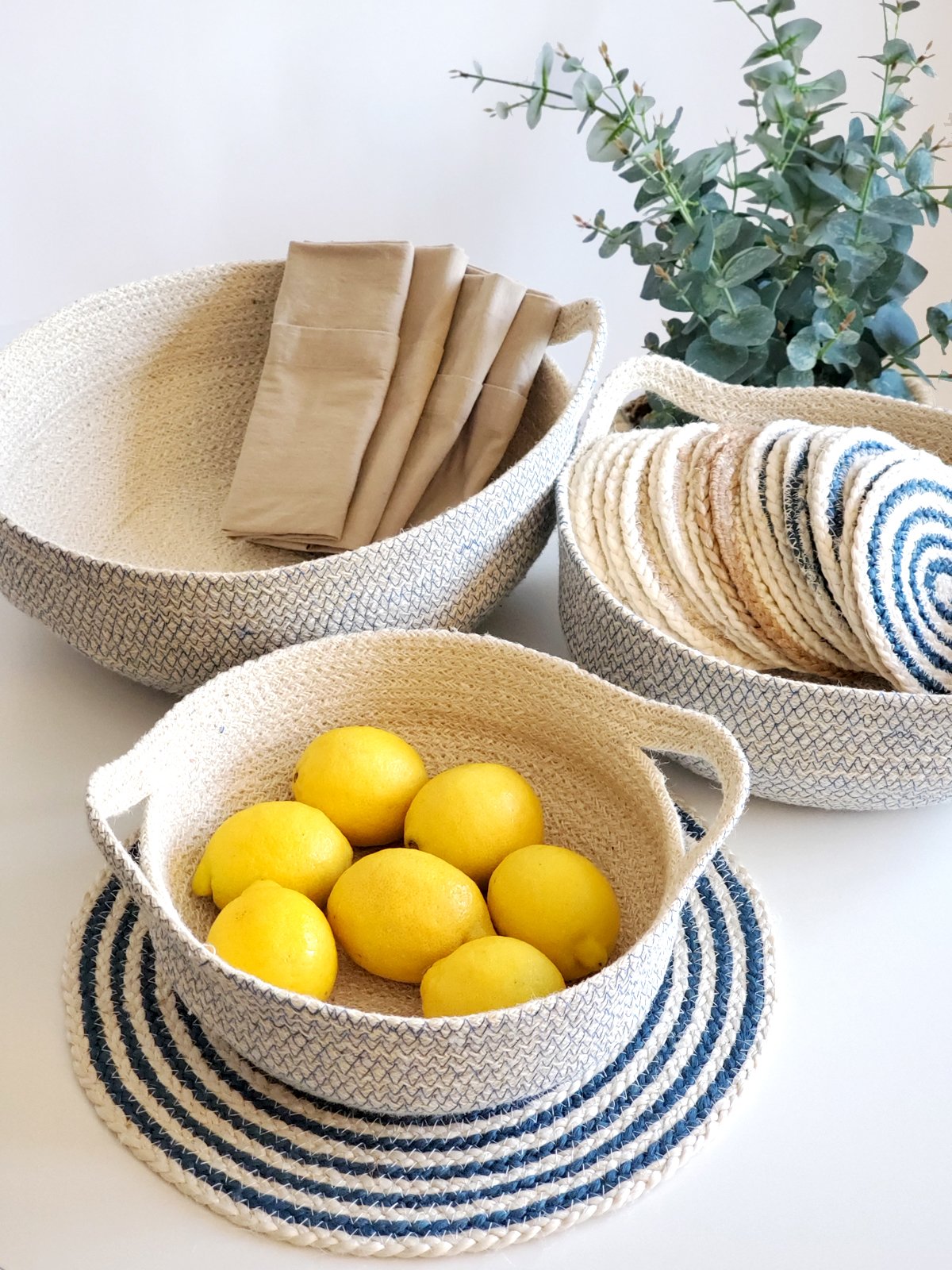 Amari Fruit Bowl - Blue Secondary image