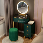 A Set Makeup Dressing Table with Mirror Slate Furniture Girl Bedroom