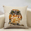 Watercolor Owl Print Cushion Cover