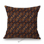 African Geometric Tribal Mud cloth Cushion Cover