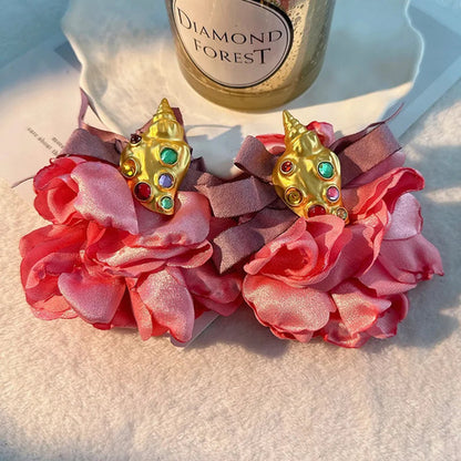 Handmade Cotton Long Tassel  Earrings -Sexikinis Swim