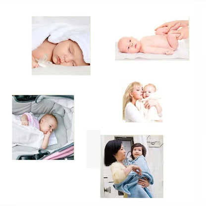 4pcs/pack 100% Cotton Receiving Baby Blanket Newborn 76x76cm Baby