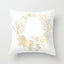 Gold Leaf Cushion Cover for Home Decor