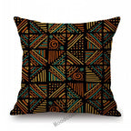 African Geometric Tribal Mud cloth Cushion Cover