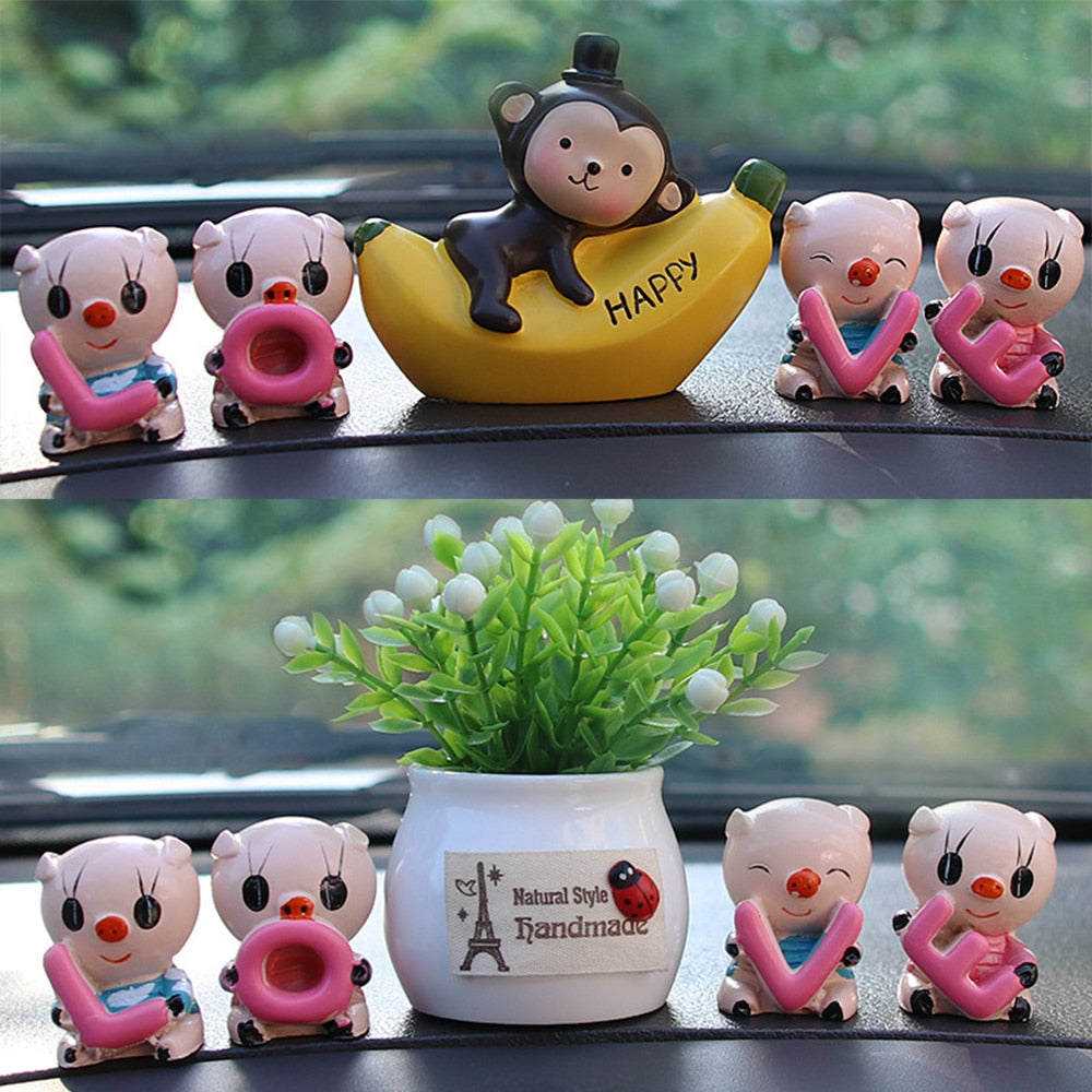 Simulation Plant Artificial Flower Fruit LOVE Pig Main image