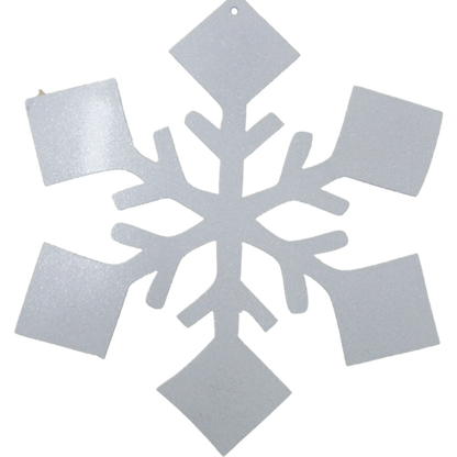 Snowflake Glitter - Metal Wall Art
