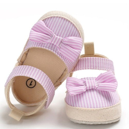 Summer Baby Girl Cute Bowknot Sandals Crib Shoes