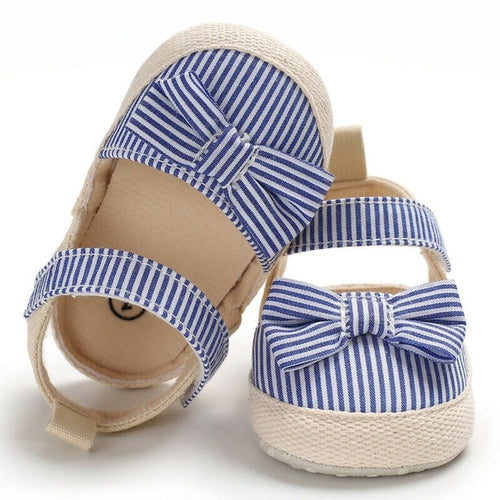 Summer Baby Girl Cute Bowknot Sandals Crib Shoes