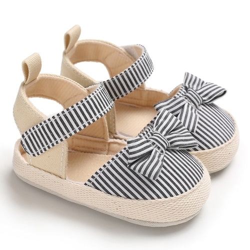 Summer Baby Girl Cute Bowknot Sandals Crib Shoes