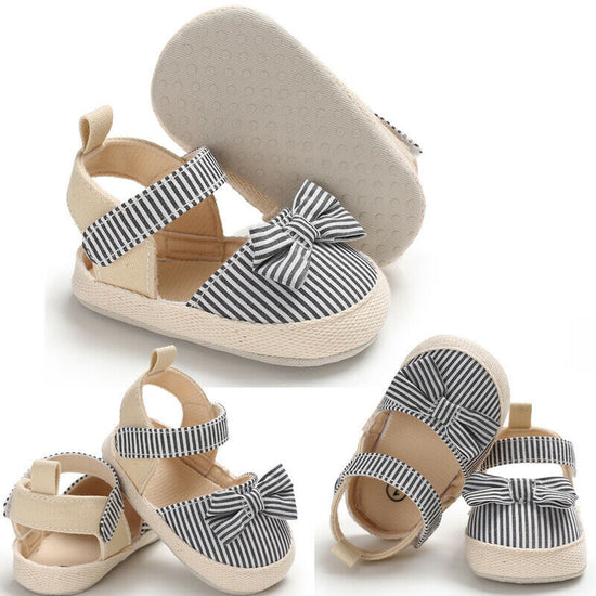 Summer Baby Girl Cute Bowknot Sandals Crib Shoes