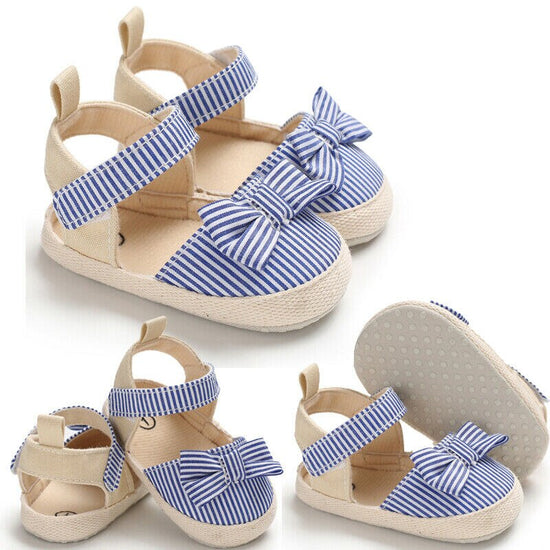 Summer Baby Girl Cute Bowknot Sandals Crib Shoes