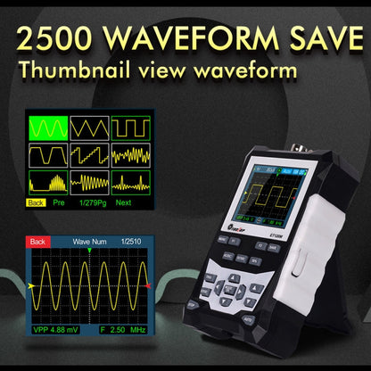 ET120M 120MHz  Digital Color Simulation Oscilloscope