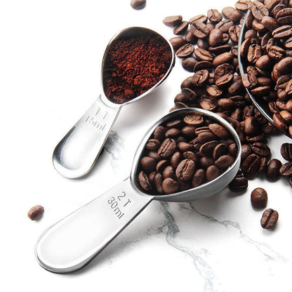 YG-MC12 304 Thickened Stainless Steel Coffee Spoon Scales Scaling