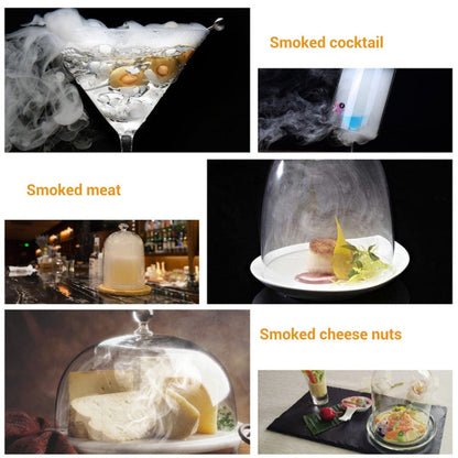 SK305B Silver Kitchen Tool Handheld Smoke Detector Household Molecular