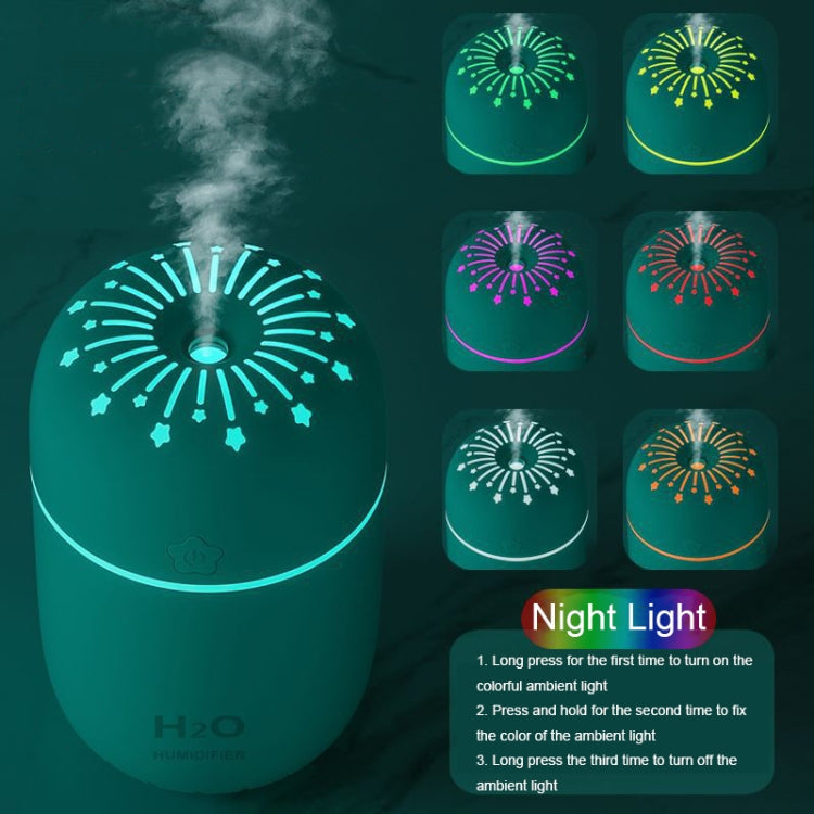 Colorful Cup USB Ambient Light Air Humidifier Desktop Car Marquee