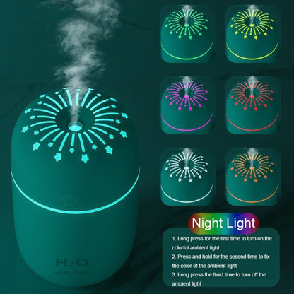 Colorful Cup USB Ambient Light Air Humidifier Desktop Car Marquee