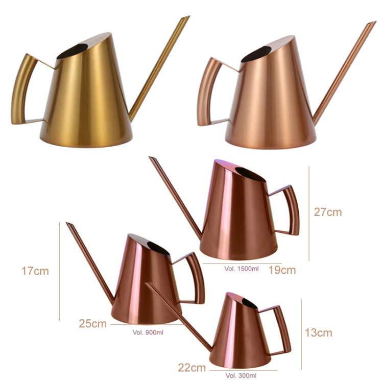 Household Gardening Stainless Steel Long Spout Watering Pot, Size: