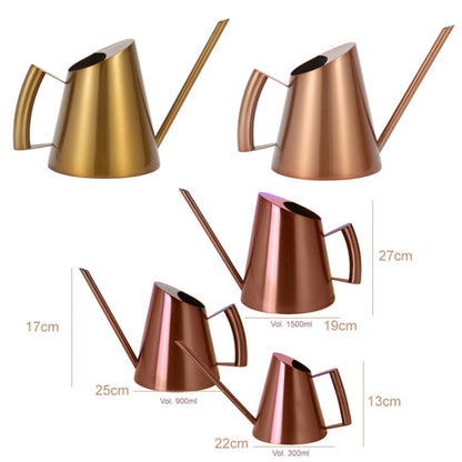 Household Gardening Stainless Steel Long Spout Watering Pot, Size:
