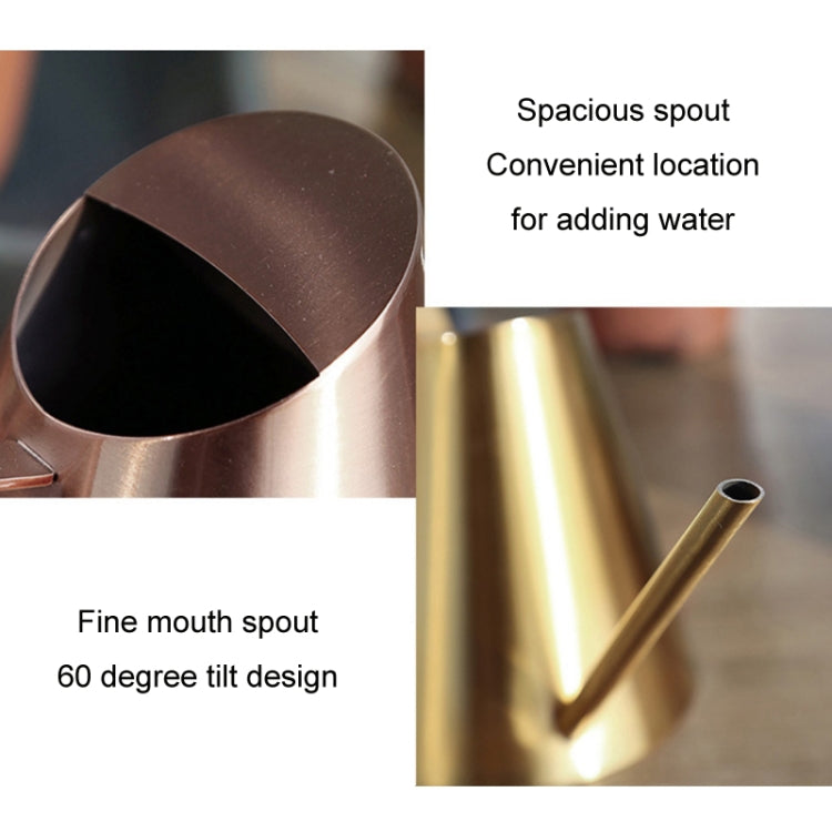 Household Gardening Stainless Steel Long Spout Watering Pot, Size: