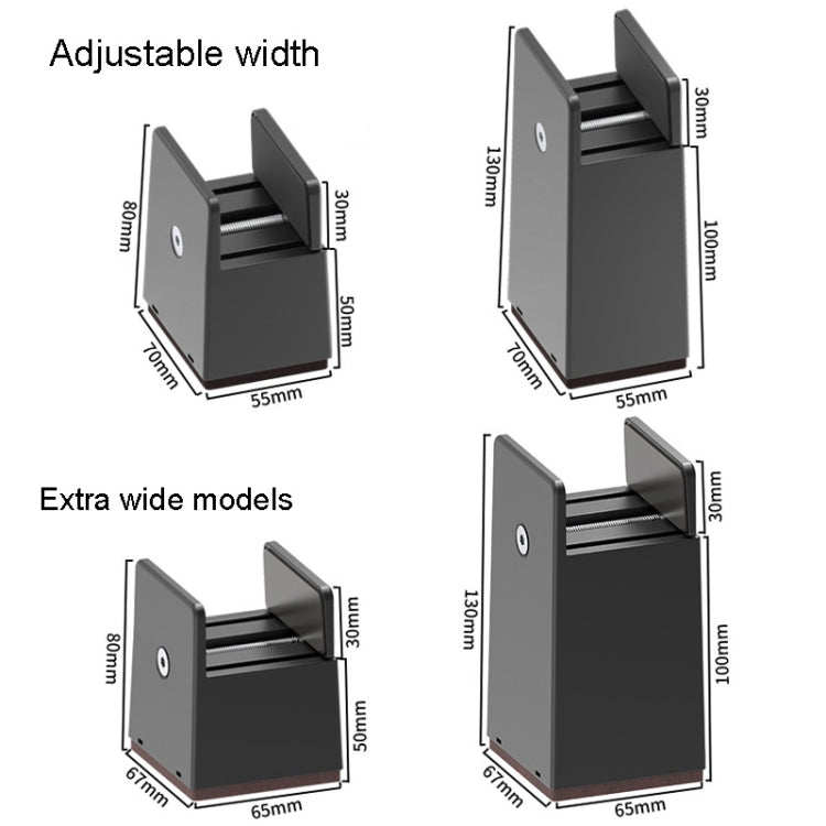 4pcs/set Adjustable Furniture Heightening Feet Pad, Size: 50mm