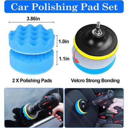 22pcs/set WRS-CS29 Car Wash Cleaning Brush Set Car Interior Crevice