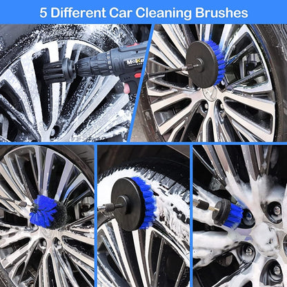 22pcs/set WRS-CS29 Car Wash Cleaning Brush Set Car Interior Crevice