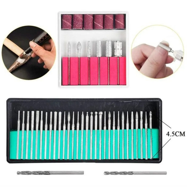 70pcs/set Mini Electric Speed Adjustable Engraving Pen Micro Electric