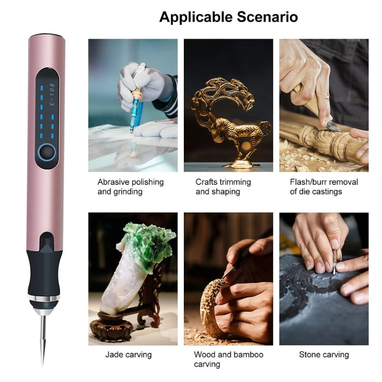 E108 59pcs/set Wireless Portable USB Rechargeable Mini Electric Drill