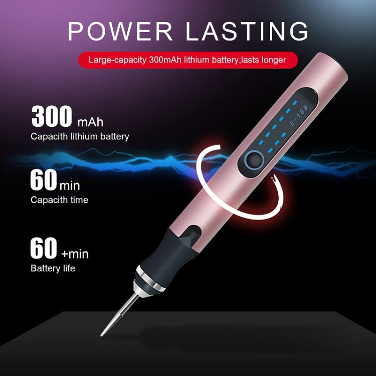 E108 59pcs/set Wireless Portable USB Rechargeable Mini Electric Drill