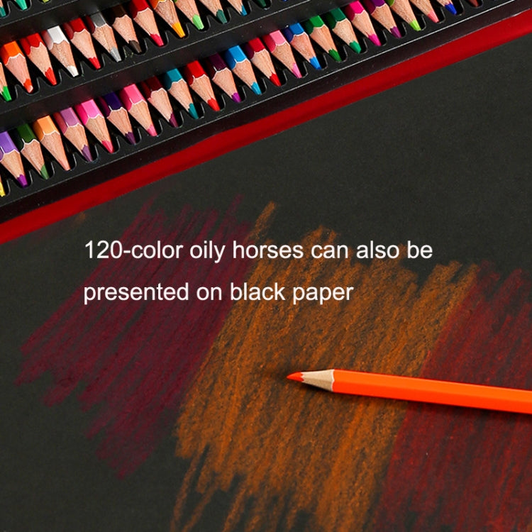 120 Colors Oil Colored Pencil Art Hand Drawn Set