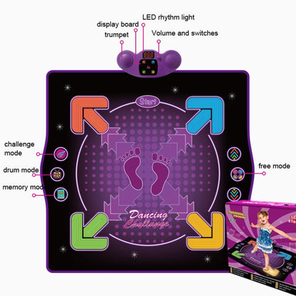 Bluetooth Electronic Dance Mat Children Music Dance Pad, Spec: Basic