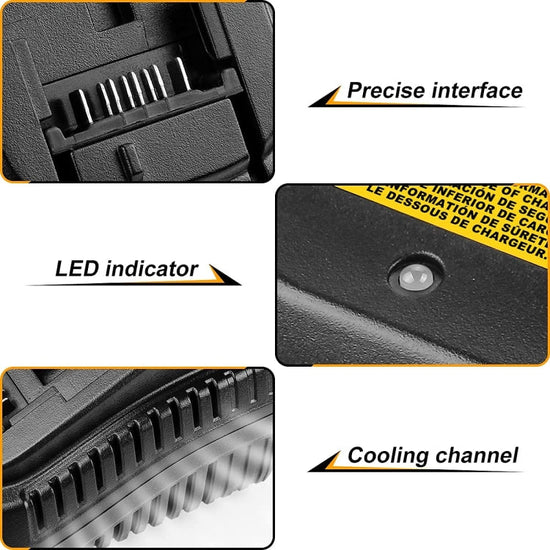 DCB118 For Dewalt 12V-20V Electric Tool Battery Charger, Plug: US