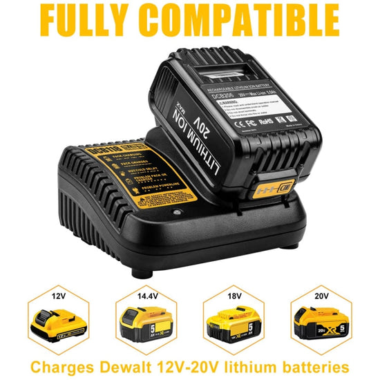 DCB118 For Dewalt 12V-20V Electric Tool Battery Charger, Plug: EU