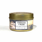 Tobacco + Musk Soy Wax Candle