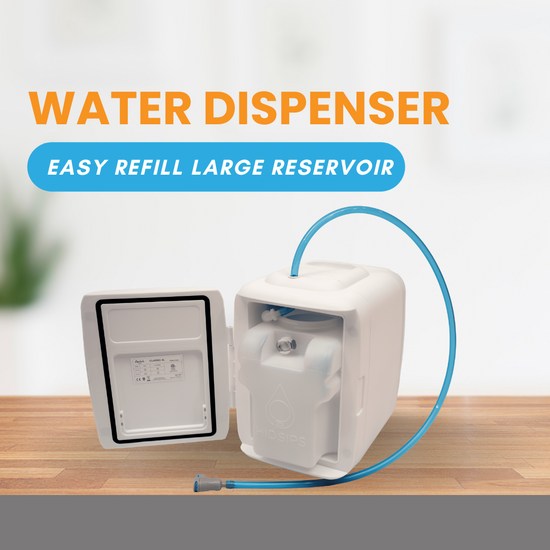 SYPS Desktop Water Dispenser Mini Fridge and Filtration System