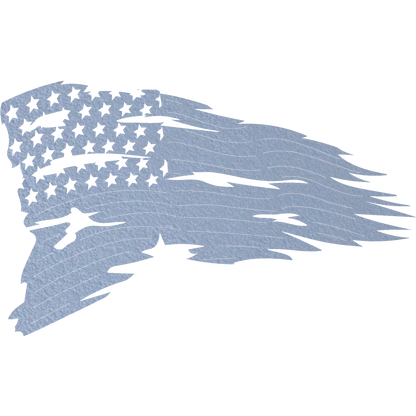 Tattered Flag - Metal Wall Art
