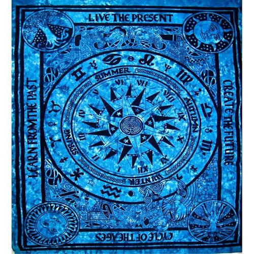 Turquoise Cycle Of The Ages Tapestry