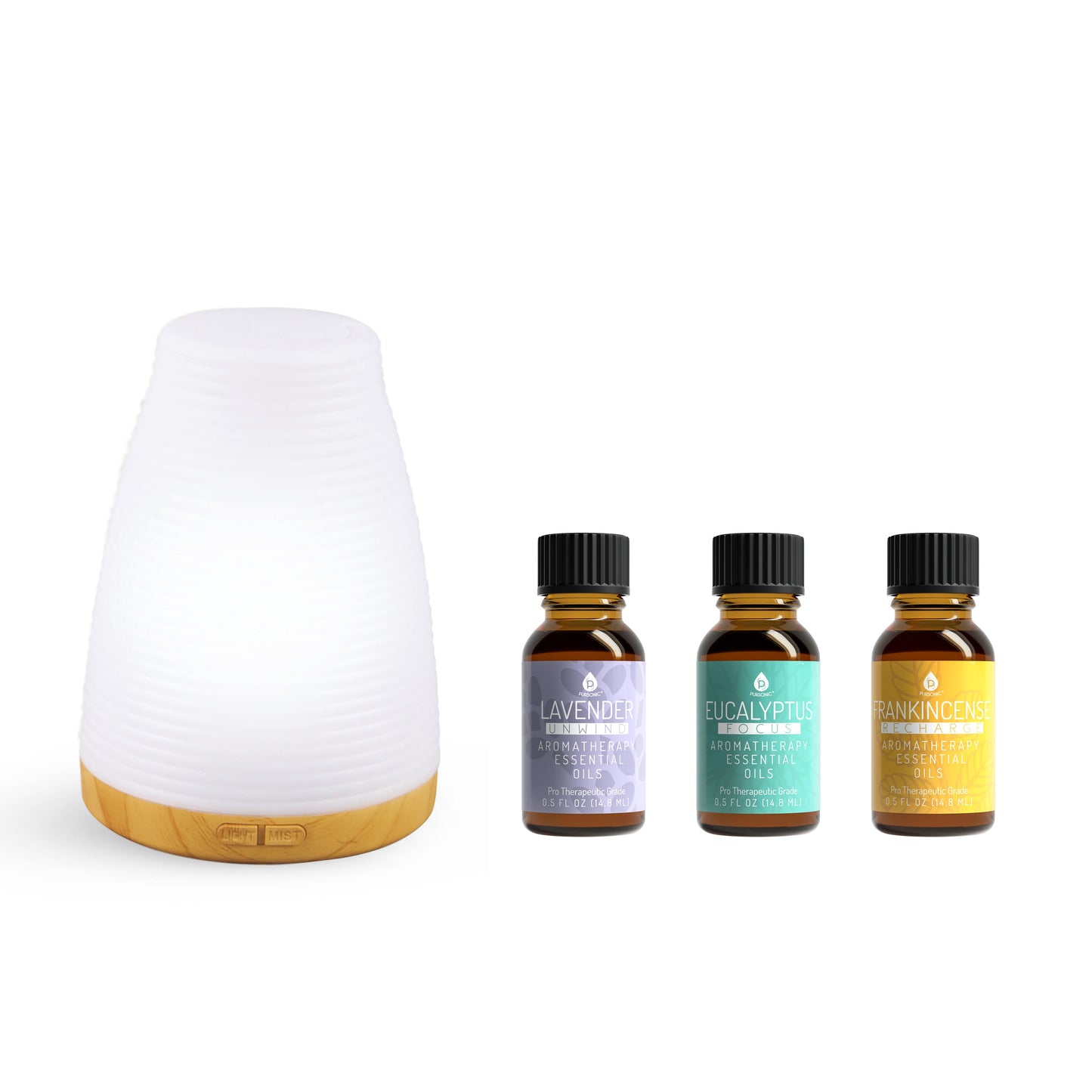 Pursonic Aromatherapy 2 in 1 USB Diffuser & Essential Oil