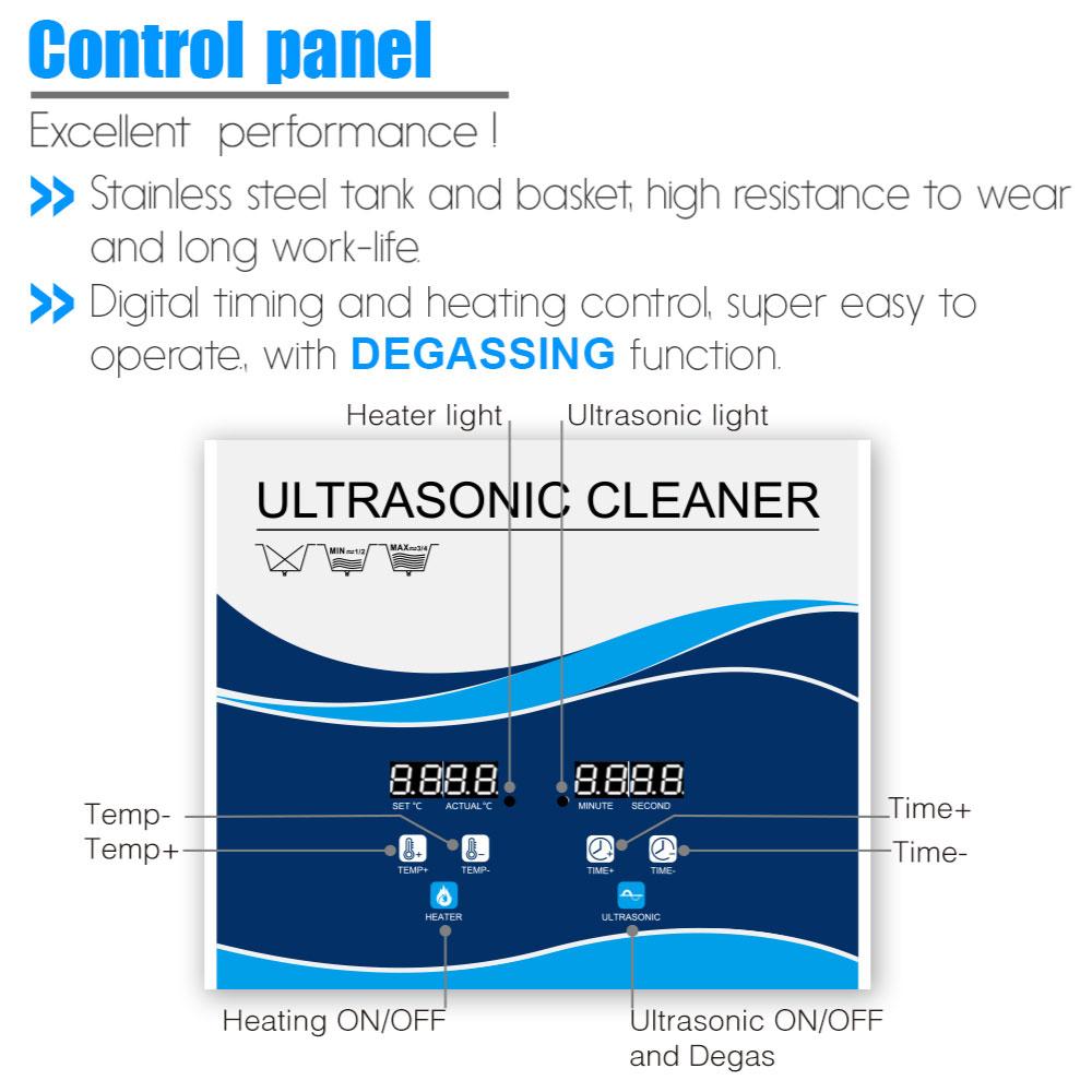 4.5L Digital Ultrasonic Cleaner - Ultra Sonic Bath Jewellery Cleaning