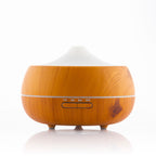 Aroma Diffuser Humidifier with Multicolour LED Wooden-Effect