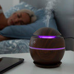 Mini Humidifier Scent Diffuser Dark Walnut InnovaGoods