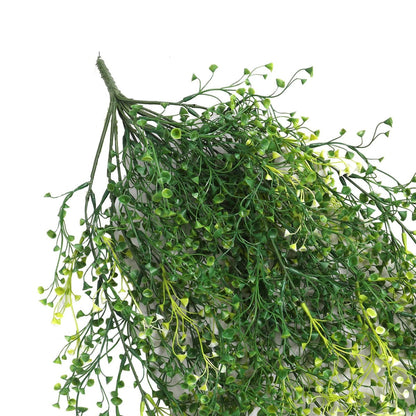 Artificial Hanging Plant (Mixed Green String of Pearls) UV Resistant